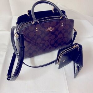 Coach Mini Lillie Carryall & Matching wallet